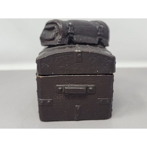 Vintage Resin/Ceramic? Trinket Box With Golf Bag Lid Design Signed WSYS 143 - Picture 3 of 13